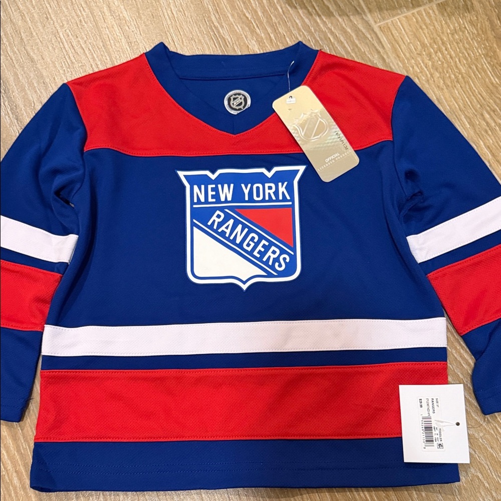 NWT NHL Toddler New York Rangers Jersey Size 3T